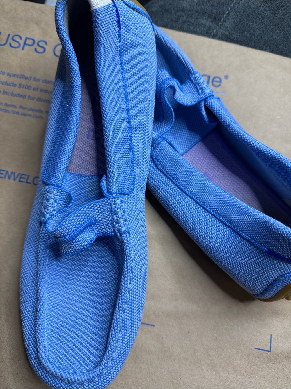 Rothy's Light Blue Women's Slip-On Loafers